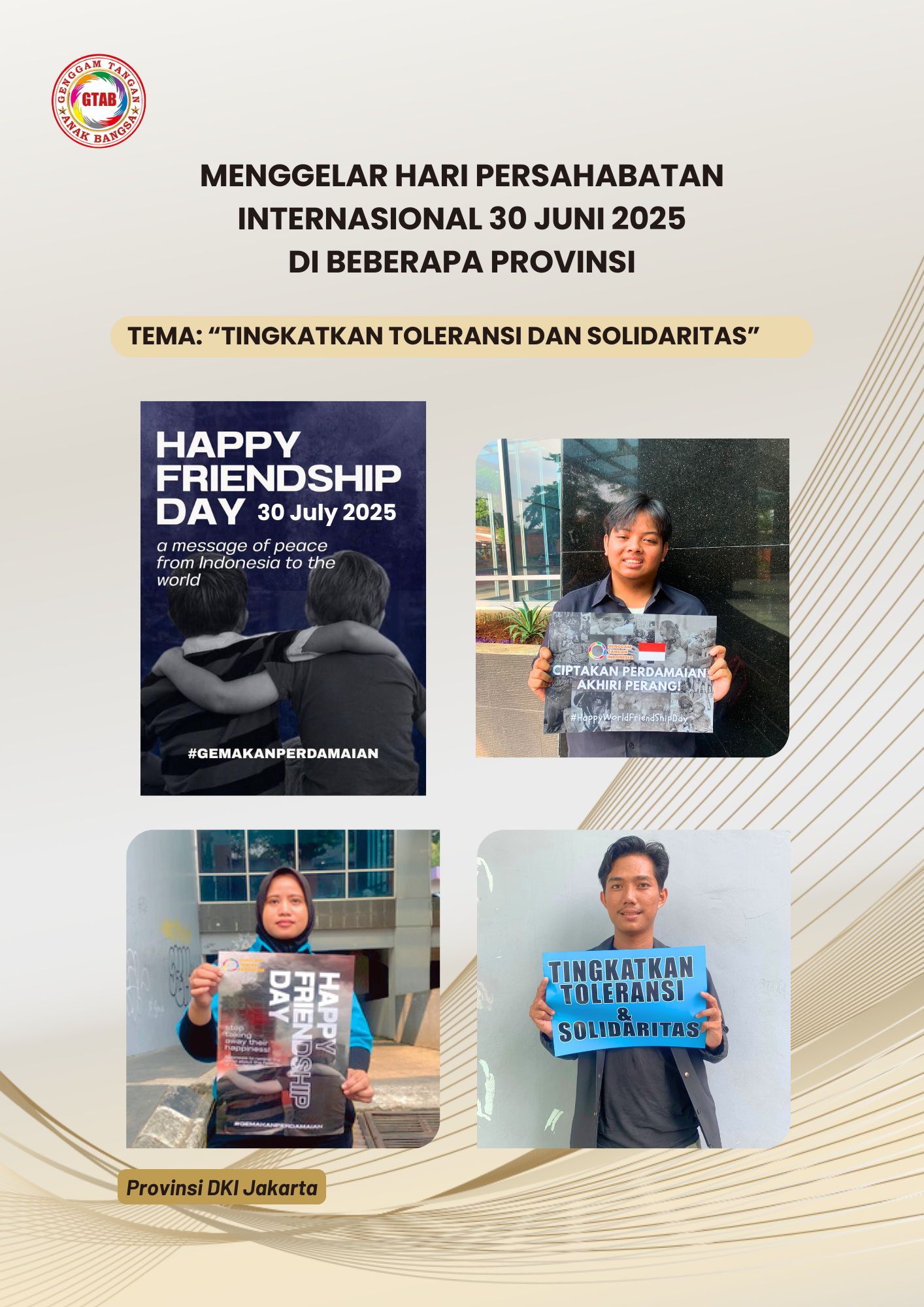 Persahabatan Dari Indonesia Untuk Dunia